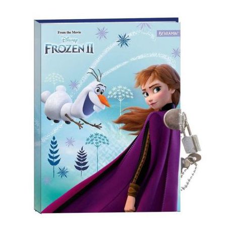 Pamiętnik z kłódką Beniamin Frozen Niebieski